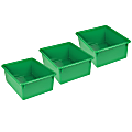 Romanoff Stowaway Letter Boxes, 5-1/4”H x 10-1/2”W x 13-1/4”D, Green, Pack Of 3 Boxes