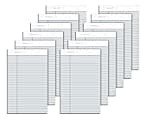 TOPS™ Prism+™ Color Writing Pads, 5" x 8", Legal Ruled, 25 Sheets, Gray, Pack Of 12 Pads 1 thumbnail image