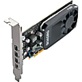 PNY NVIDIA Quadro P1000 Graphic Card - 4 GB GDDR5 - Low-profile - 128 bit Bus Width - PCI Express 3.0 x16 - DisplayPort 1 thumbnail image