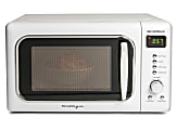 Nostalgia Electrics Classic Retro 0.7 Cu Ft Microwave, White 1 thumbnail image
