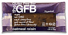 GFB- The Gluten-Free Bar, Oatmeal Raisin, 2.05 Oz, Pack Of 12