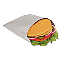 Bagcraft Foil Sandwich Bags, 6 1/2" x 6 3/4", Silver, Carton Of 1,000 Bags 1 thumbnail image