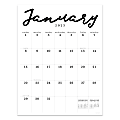 TF Publishing Large Art Poster Monthly Wall Calendar, 22" x 17", Script, January To December 2023