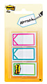 Post-it® Notes Flags Value Pack, 1" x 1-1/7", Assorted Colors, Pack Of 60 Flags
