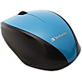 Verbatim® Wireless USB 2.0 Notebook Multi-Trac Blue LED Mouse, Blue