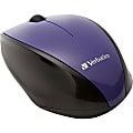 Verbatim® Wireless USB 2.0 Notebook Multi-Trac Blue LED Mouse, Purple