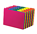 Pendaflex® Top-Tab A-Z File Guides, Polypropylene, Letter Size, 1/5-Cut Tab, Assorted Colors, Pack Of 25