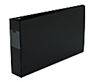 Stride Heavy-Duty Ledger Binder, 2" Rings, Black 1 thumbnail image
