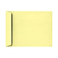 LUX Open-End Envelopes, 6" x 9", Peel & Press Closure, Lemonade Yellow, Pack Of 50