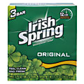 Irish Spring® Solid Hand Soap, Clean Fresh Scent, 3.75 Oz, 3 Bars/Pack, 18 Packs/Carton
