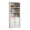 Sauder® Cottage Road 72"H 5-Shelf Library With Doors, Soft White