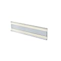 Azar Displays Adhesive-Back Acrylic Nameplates, 2" x 6", Clear, Pack Of 10