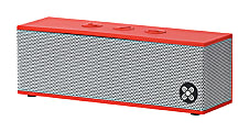 Moki ACCBBXR BassBox Bluetooth Portable Wireless Speaker with Microphone - Red 1 thumbnail image