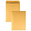 Quality Park® Catalog Envelopes With Gummed Closure, 9" x 12", Brown, Box Of 250