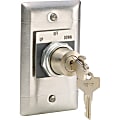 Draper SP-KSM-3-Position Key Switch (Momentary) - Key Switch - Projector Screen, Projector Lift - 120 V AC - Silver 1 thumbnail image