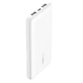 Belkin BoostCharge Power Bank, 10K, For Iphone/Samsung/Google Pixel, White, BPB011BTWH 1 thumbnail image