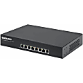 Intellinet 8-Port Gigabit Ethernet PoE+ Switch, 8x PoE ports, IEEE 802.3at/af Power-over-Ethernet (PoE+/PoE), Endspan, Desktop, Box - 560641 1 thumbnail image