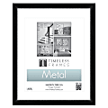 Timeless Frames® Metal Frame, 8" x 10" With Mat, Black
