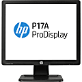HP Business P17A 17" SXGA LED LCD Monitor - 5:4 - Black - 17" Class - Twisted Nematic Film (TN Film) - 1280 x 1024 - 16.7 Million Colors - 250 Nit - 5 ms - 60 Hz Refresh Rate - VGA