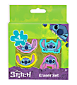 Innovative Designs Licensed Eraser Set, 1-1/4” x 1-1/4”, Lilo & Stitch, Set Of 4 Erasers