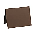 LUX Folded Cards, A1, 3 1/2" x 4 7/8", Chocolate Brown, Pack Of 250