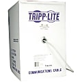 Tripp Lite 1000ft Cat5e Cat5 350MHz Bulk Solid-Core PVC Outdoor Cable Gray 1000' - Category 5e - 1000ft 1 thumbnail image