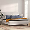 Flash Furniture Capri Hybrid Mattress, King Size, 10”H x 75-1/2”W x 81”D, White