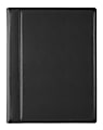 TUL® Vegan Leather Padfolio, Letter Size, Black