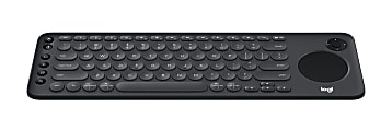 Logitech® K600 Wireless TV Keyboard With Integrated Touchpad And D-Pad, Full Size, Gray, 920-008822 1 thumbnail image