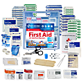 First Aid Only QuickTreat Plastic First Aid Kit, 11-3/4”H x 10-1/2”W x 2-15/16”D, Kit Of 370 Pieces