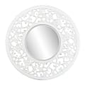 SEI Kinior Decorative Wall Mirror, 35" x 35", White
