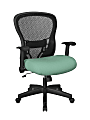 Office Star™ Space Seating 529 Series Deluxe Ergonomic Mesh Mid-Back Chair, Jade