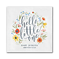 Custom Full-Color Printed Beverage Napkins, 4-3/4" x 4-3/4", Little Greetings, Box Of 100 Napkins