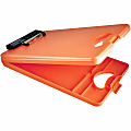 Saunders DeskMate II 00543 Portable Low-Profile Form Holder Storage Clipboard, 10" x 16", Tangerine 1 thumbnail image