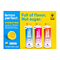 Lemon Perfect Hydrating Lemon Water Variety Pack, 12 Oz, Case Of 15 Water Bottles 1 thumbnail image