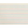 Zaner-Bloser Broken Midline Ruled Paper - Printed - 1.13" Ruled - 30 lb Basis Weight - 8" x 10 1/2" - White Paper - 500 / Ream