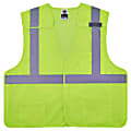Ergodyne GloWear® Safety Vest, Breakaway Hi-Vis 8217BA, Class 2, Small/Medium, Lime