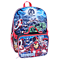 Backpack With Lunch Kit, Marvel Boys' Avengers, Black/Red