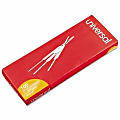 Universal Paper Fastener - 2" Size Capacity - 200 Sheet Capacity - for Document - Self-adhesive, Peel & Stick, Sturdy - Silver - 100 / Box