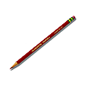 Ticonderoga® Erasable Checking Pencils, 2.6 mm, Red, Pack Of 4 Pencils