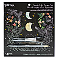 Brea Reese® Scratch Art Paper Pad Kit, 8” x 8”, Celestial Skies 1 thumbnail image