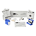 Zebra - Printer cleaning card kit (pack of 50) - for Zebra P330i, P430i