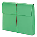 Smead® Color Expanding Wallets, 2" Expansion, Letter Size, Green, Box Of 10