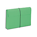 Smead® Color Expanding Wallets, 2" Expansion, Legal Size, Green, Box Of 10