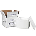 Partners Brand Insulated Shipping Kit, 7"H x 9 1/2"W x 9 1/2"D, White 1 thumbnail image