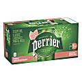 Perrier Slim Can Mineral Water, 8.45 Oz, Pink Grapefruit, Carton Of 10