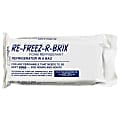 Re-Freez-R-Brix™ Cold Bricks, 9"H x 4"W x 1 1/2"D, White, Case Of 6
