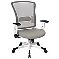 Office Star™ Space Seating Mesh Mid-Back Chair, Sky/White 1 thumbnail image