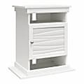 Ollie & Hutch Flipper™ 25"W 10/20-Gallon Aquarium/Terrarium Tank Stand, White/Flat Faux Wave 1 thumbnail image