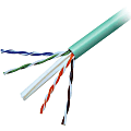 Belkin 1000ft Copper Cat6 Cable - 24 AWG Wires - Green - 1000ft - Green 1 thumbnail image